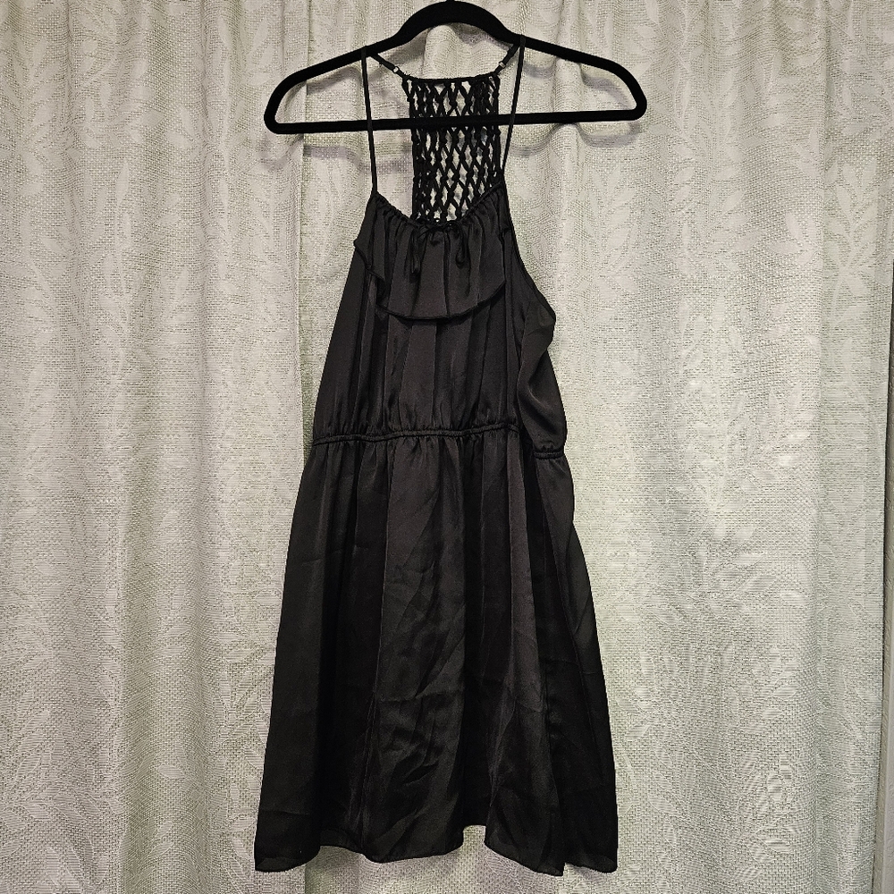 Xhilaration Beach Dress (Black, Size Large)